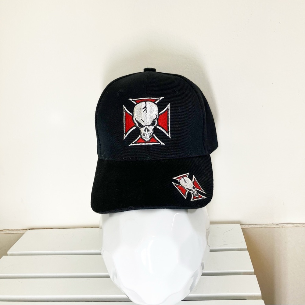 Iron Cross Baseball Cap Hat EUC OSFM
